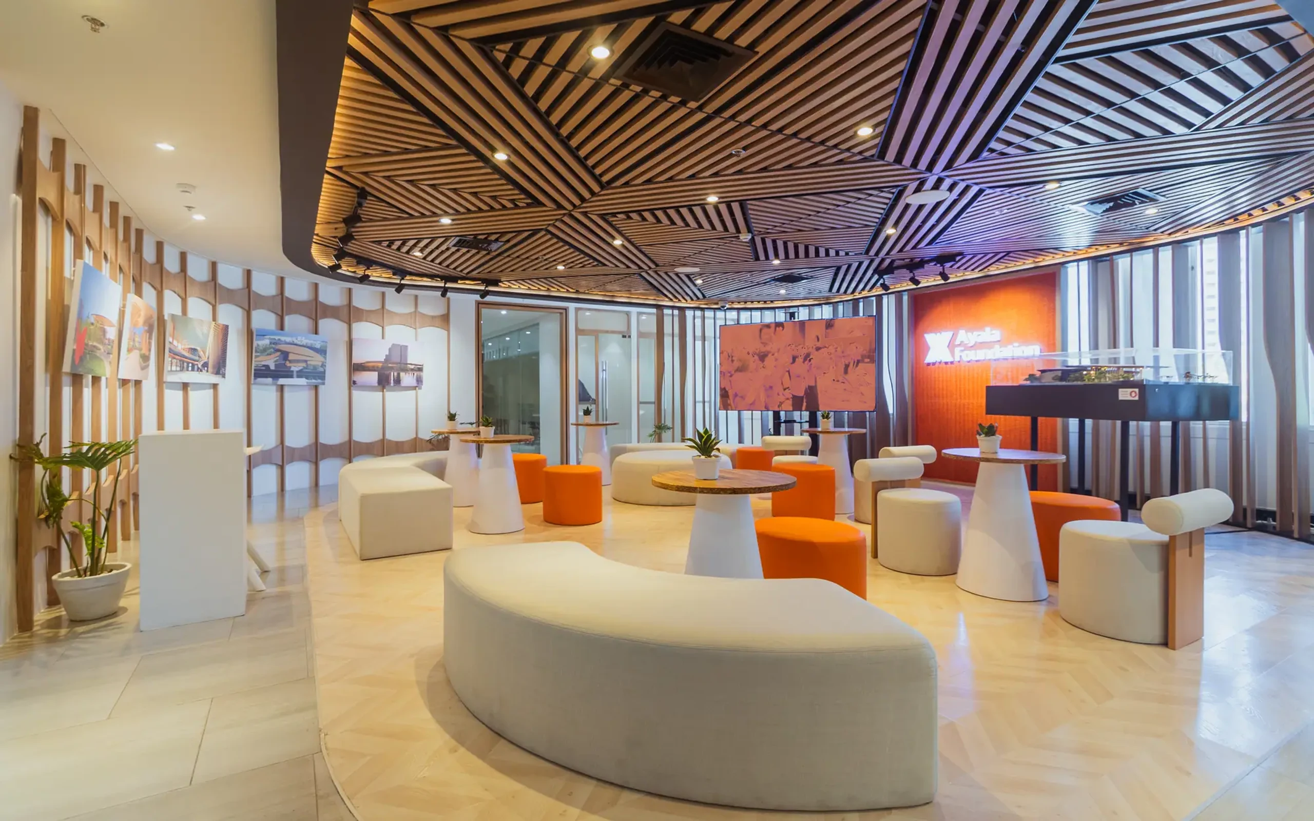 Ayala Foundation, Inc. — design and build office fit-out by Ground Up at Makati Stock Exchange, Ayala Ave, Makati City — view 3 of 38