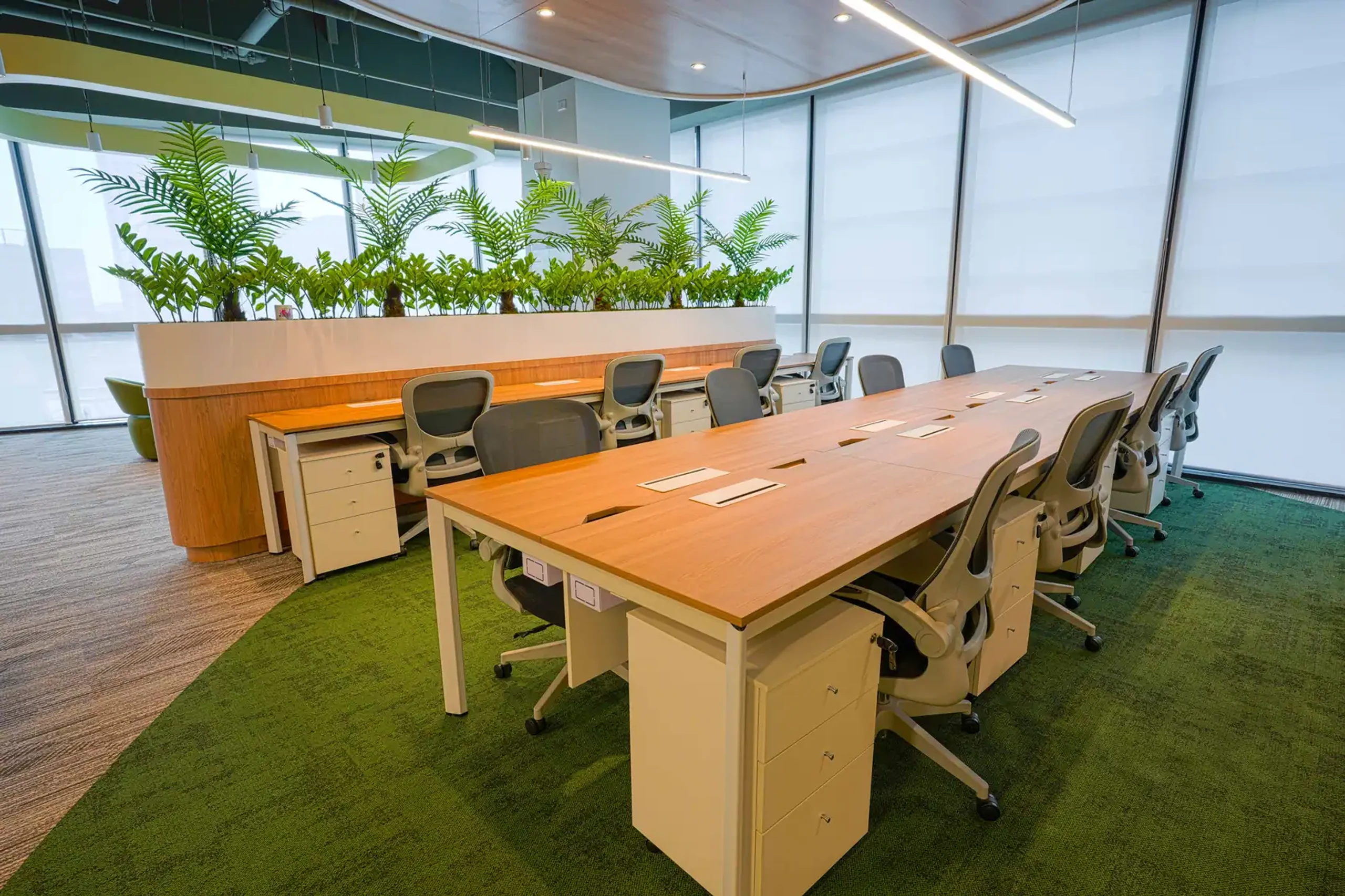Ayala Land, Inc. — design and build office fit-out by Ground Up at One Ayala, Makati City — view 3 of 32