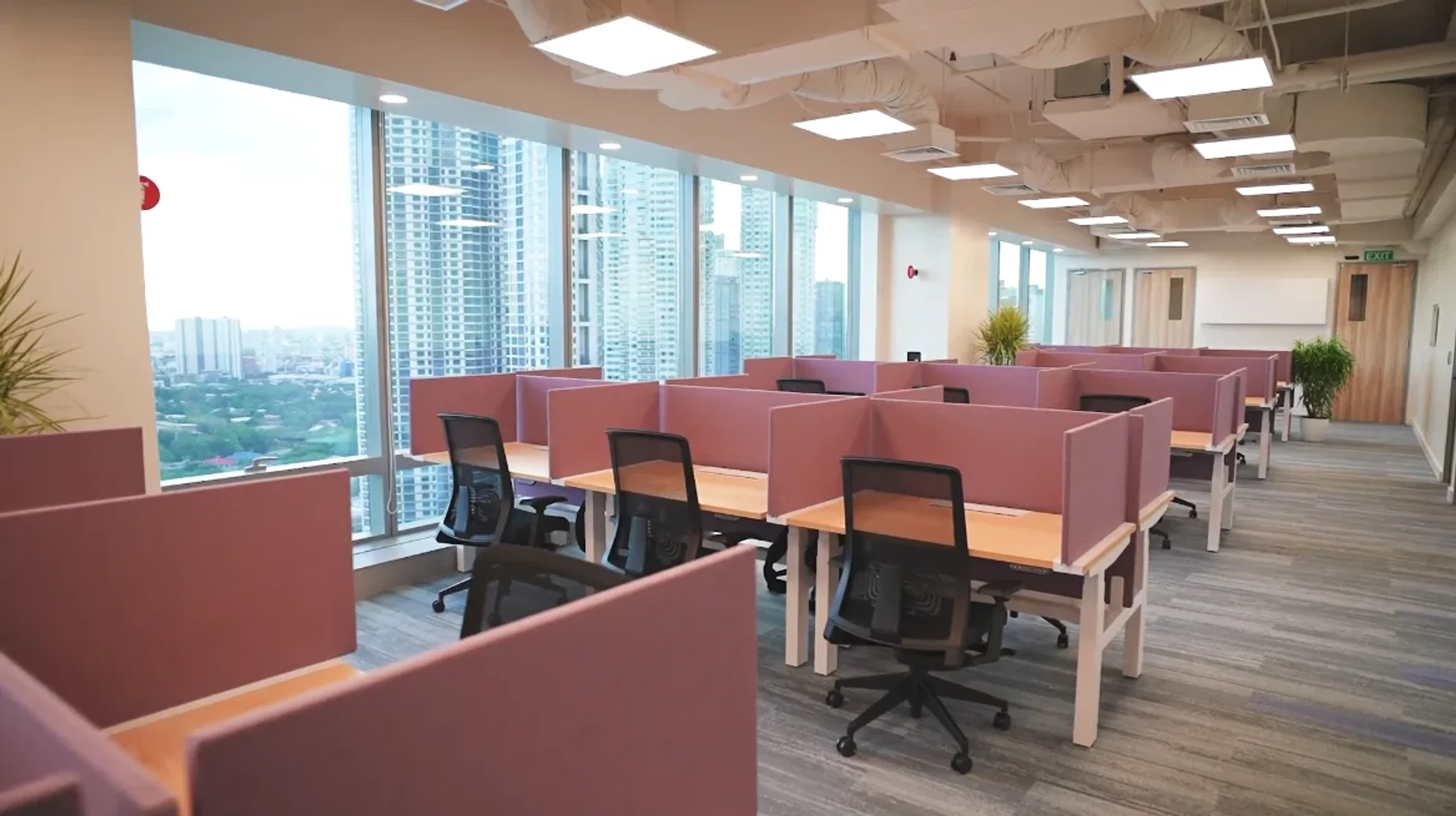 Ribbon office fit-out by Ground Up at One Ayala, Makati